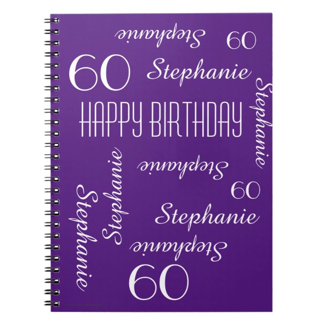 60e Anniversaire du livre d'invités de la fête, no (Devant)