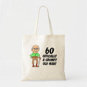 60e anniversaire Grumpy Old Man Sac fourre-tout