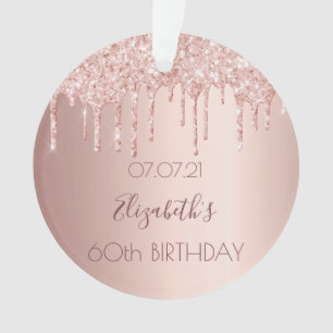 60e anniversaire rose gouttes rose blush