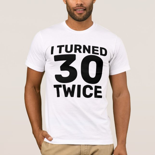 60E ANNIVERSAIRE TOURNÉ 30 DEUX T-SHIRTS (Devant)