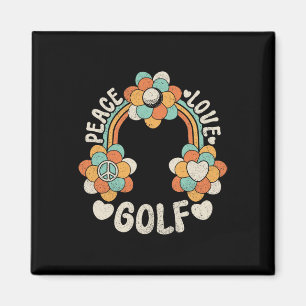 60er 70er Groovy Rainbow Outfit Hippie Lover Peace Magnet