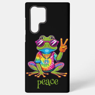 60er 70er Hippy Hippie Peace Frog Samsung Galaxy Hülle