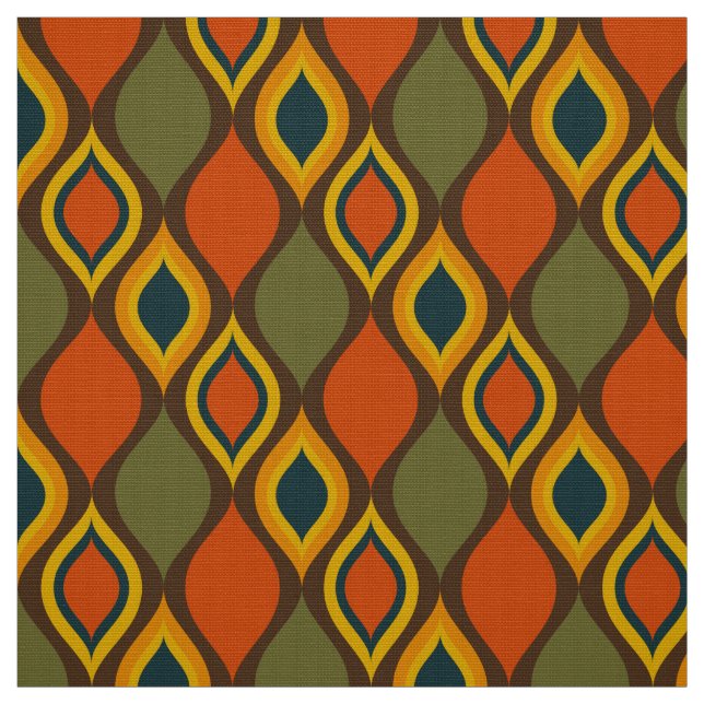 60er 70er Retro Mod Stoff (Muster)