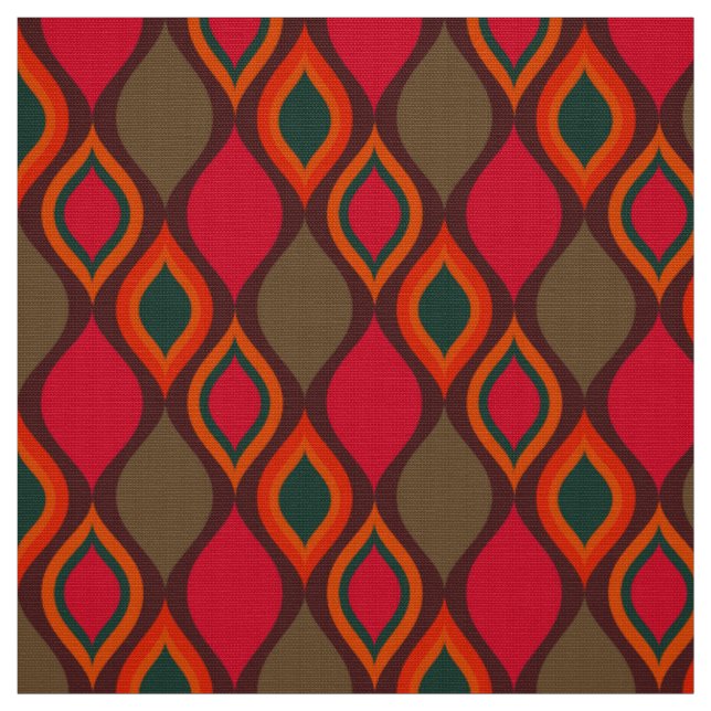 60er 70er Retro-Mod-Textil Stoff (Muster)