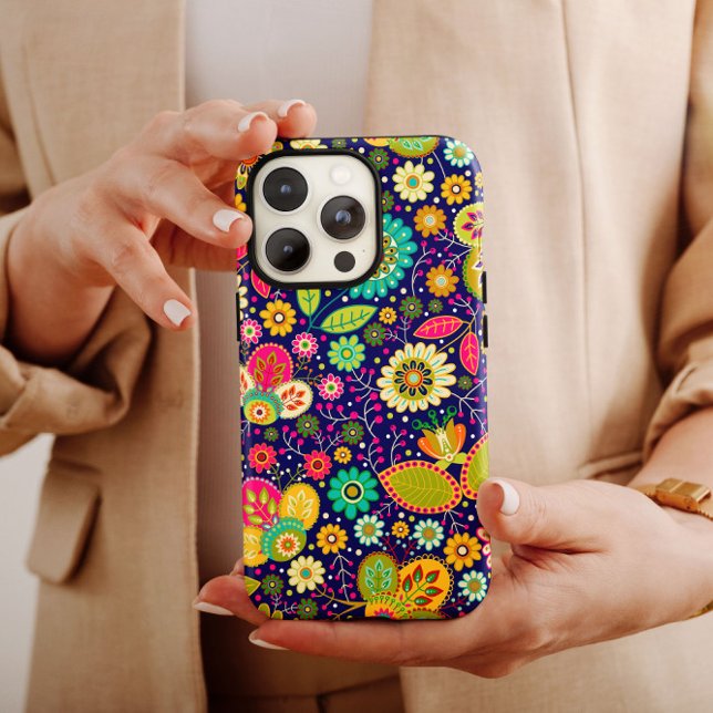 60er Blume Hippie iPhone | 60er Hippie iPhone 13 Case-Mate iPhone Hülle (Von Creator hochgeladen)