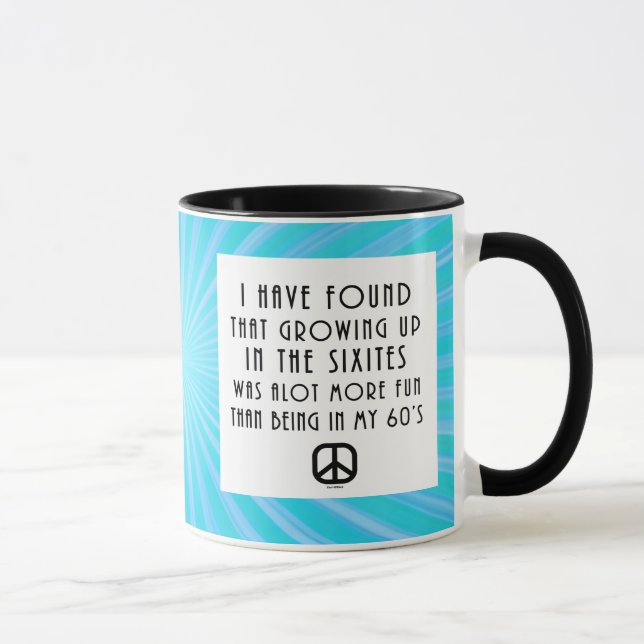 60er gegenüber 1960er 11oz tasse (Rechts)