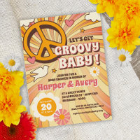 60er Hippie Party Babydusche