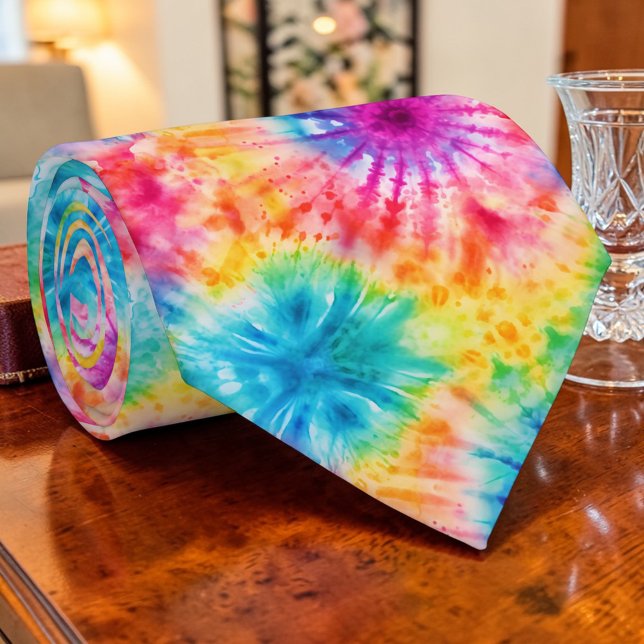 60er Hippie Tie Dye Retro Krawatte (Von Creator hochgeladen)