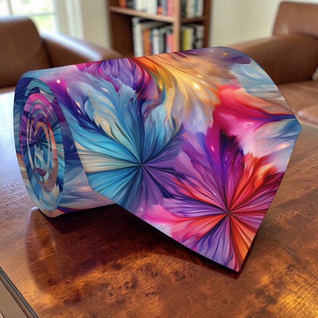 60er Hippie Tie Dye Retro Krawatte (Von Creator hochgeladen)