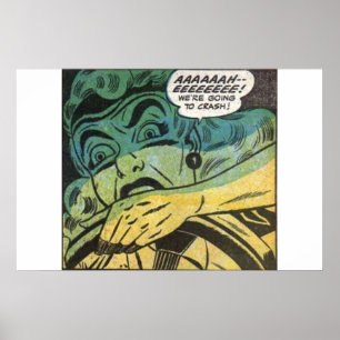 60er Horror Vintage Comicen   alt, klassisch und R Poster