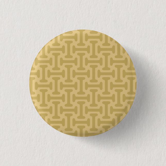 60er-Jahre Papiermuster Button (Vorderseite)