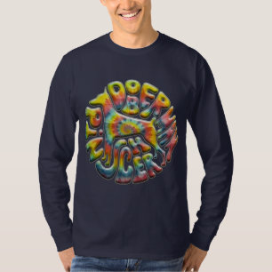 60er Jahre Tie-Dye Dobermann T-Shirt
