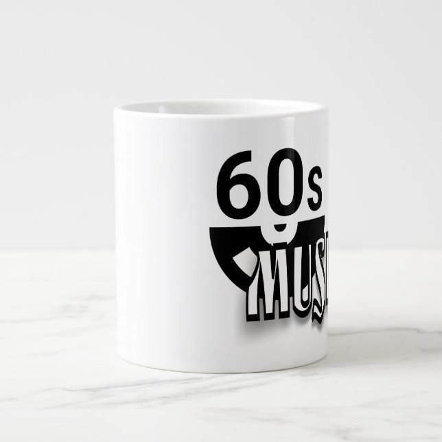 60er Music - Jumbo-Tasse (Vorderseite)