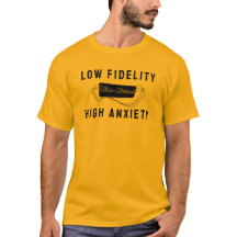 60er Music Retro Parody Slogan aus Angst