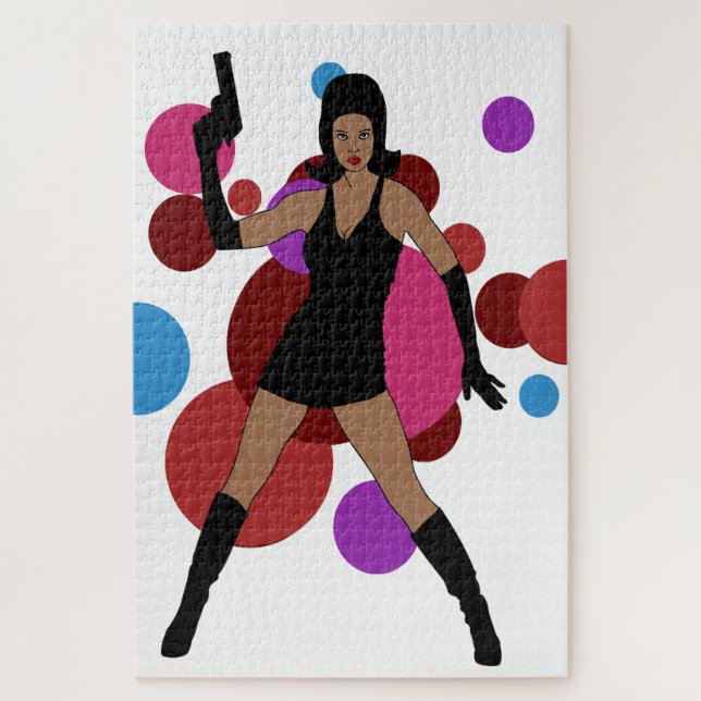 60er Spy Girl (Vertikal)