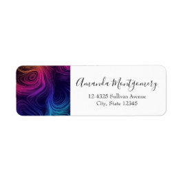 60er Vibe Circles & Wirbel Cooles Muster