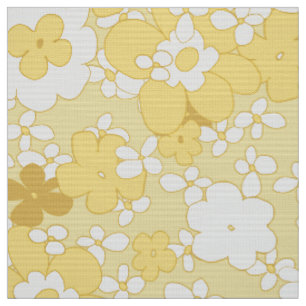 60er wirft Blume Muster - sehr Retro! Stoff