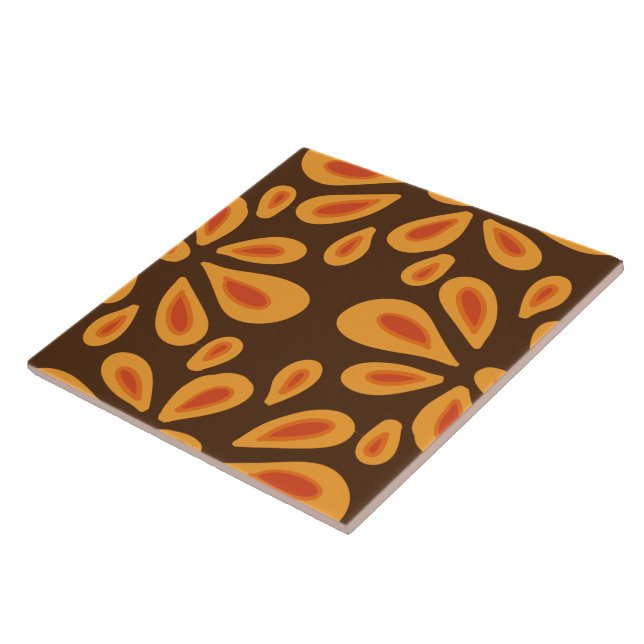 60s les années 70 rétro motif céramique carreaux (Côté)