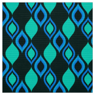 60s les années 70 rétro motif mod tissu
