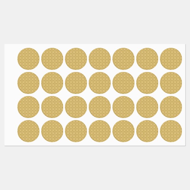 60s Paper Pattern Etiketten (Blatt)
