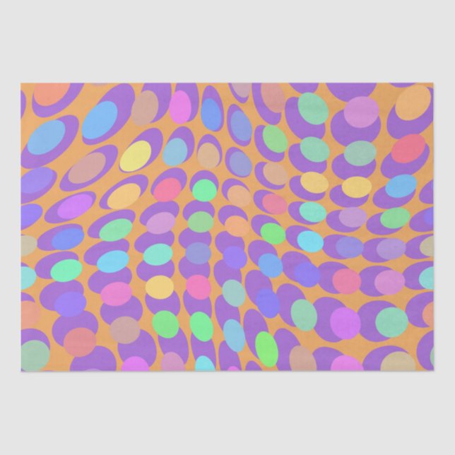 60s Retro Pop Art   Seidenpapier (Vorderseite)