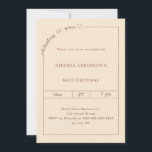 60th birthday champagne gold simple modern einladung<br><div class="desc">Celebrate a milestone in style with this elegant 60th birthday invitation in soft champagne tones. Designed for a sophisticated and memorable celebration, this invitation features a clean, modern layout with a delicate script detail and subtle heart accent for a feminine and timeless touch. Perfect for women celebrating their 60th birthday,...</div>