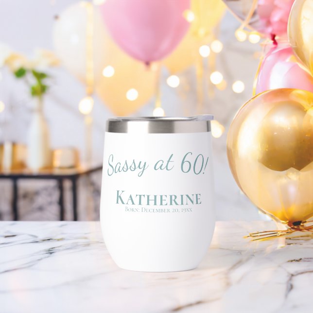 60th Birthday Gift - Sassy at 60! (Enterrement de vie de garçon)