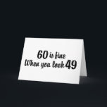 60th Birthday Karte<br><div class="desc">60. Geburtstag T - Shirt und Geschenke</div>