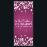 60th Birthday Party Winter Sparkle Berry Einladung<br><div class="desc">Elegant 60th Birthday Party Einladung Design with sophisticated Winter Sparkle Berry Pink Motiv,  custom name and date and additional text Impress your family and friends with this stylish and modern design. Fully customizable! Easy to use and easy to personalize.</div>