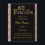 60th Birthday Postkarte<br><div class="desc">GREAT 60. Geburtstagsprodukte!</div>