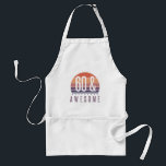 60th Birthday Retro Sunset Schürze<br><div class="desc">A colorful vintage style for awesome men and women celebrating a milestone birthday,  with a retro color scheme.</div>