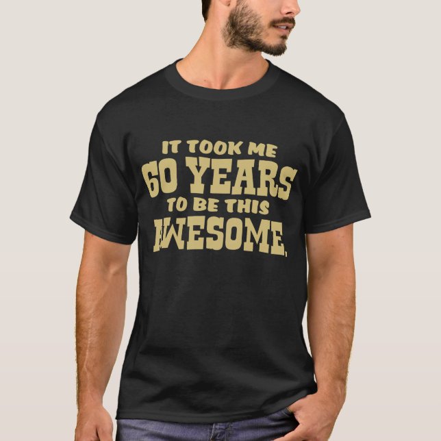 60th Birthday T-Shirt (Vorderseite)