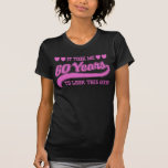 60th Birthday T-Shirt<br><div class="desc">Niedliches 60. Geburtstagsdesign.</div>