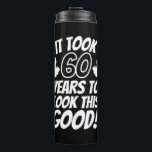 60th Birthday Thermosbecher<br><div class="desc">60th Birthday</div>