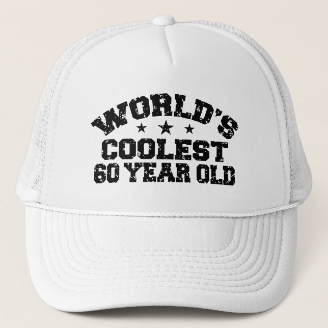 60th Birthday Truckerkappe (Vorderseite)