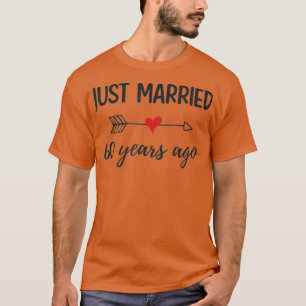 60th Wedding Anniversary Couple , Just Married 60 T-Shirt