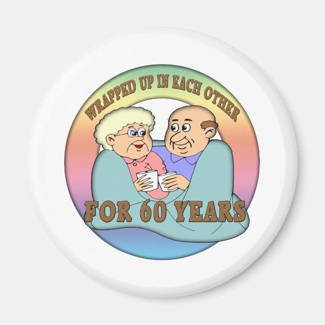 60th weddinganniversaryb3 magnet (Vorne)