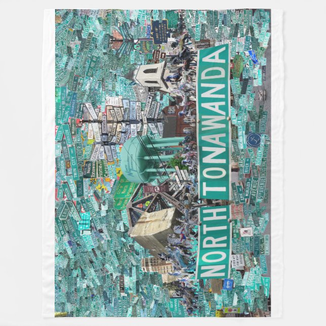 60x40 Fleece Blanket - Streets of NT (Vorderseite)