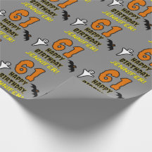 61. Geburtstag: Spooky Halloween Thema, Individuel
