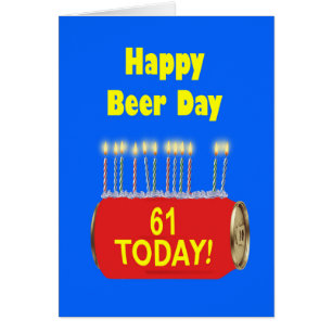 61. Happy Beer Day Geburtstag