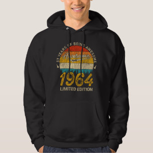 61 Jahre alt 1964 Retro Phantastisch 61. Geburtsta Hoodie