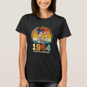 61 Jahre alt Tag 1964 Vintag 61. Geburtstagsfrau T-Shirt
