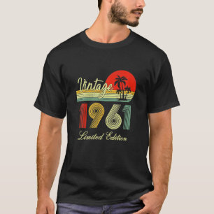 61-jährige Geschenke Vintag 1961 limitierte Auflag T-Shirt