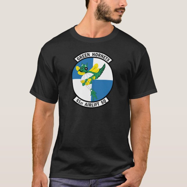 61. Luftbrücken-Geschwader - grüne Hornissen T-Shirt (Vorderseite)