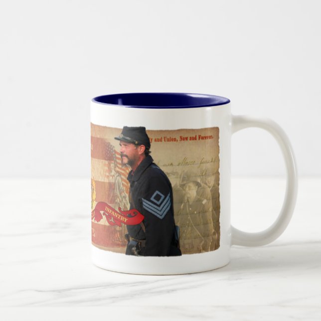 61. PVI Website-Fahnen-Tasse Zweifarbige Tasse (Rechts)