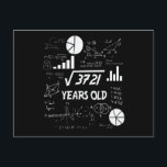 61 Years Old Bday Math Teacher 61st Birthday Gift Postkarte<br><div class="desc">Birthday Design For anyone who's horoscope say difficult & Stubborn But totally worth.Wear it with pride at work,  school gym perfect to pair with shorts,  leggings or jeans for a casual yet trendy Look</div>