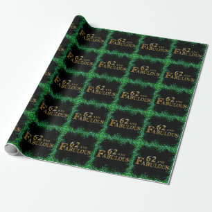 62. Geburtstag Geschenkpapier