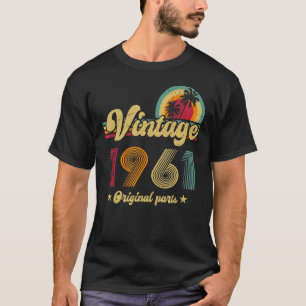 62. Geburtstag Vintag 1961 Urteilsjahr T-Shirt