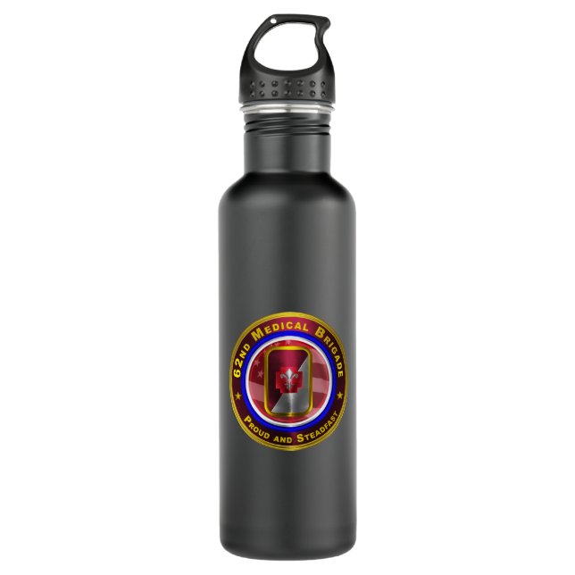 62. Medizinische Brigade Edelstahlflasche (Vorderseite)