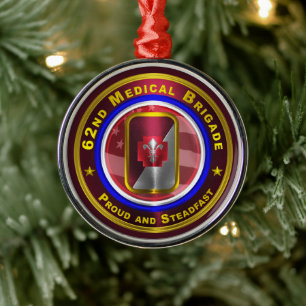62. Medizinische Brigade Weihnachten Ornament Aus Metall
